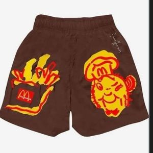 Travis Scott Mc Donald cactus Jack brown shorts size L